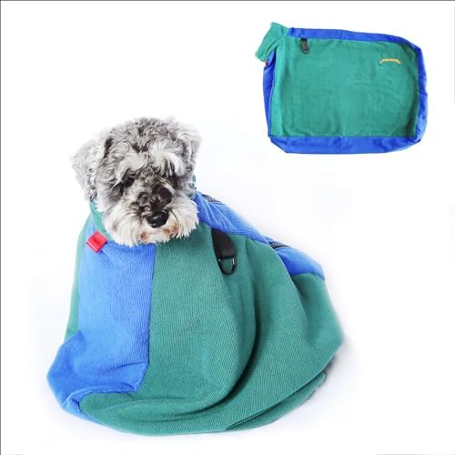 TAIL BLAZERS™ Quality Dog Drying Bag To Keep Your Dogs Dry & Warm After