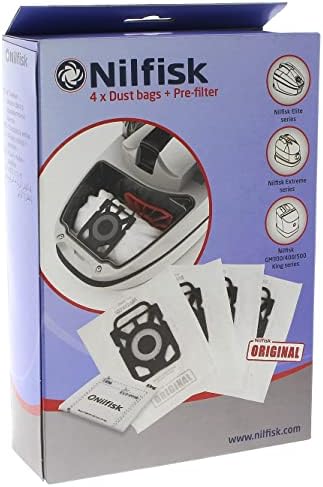 Nilfisk Staubsack 4St.+1 Vorfilter/Elite, King Vacuum Cleaner Bags, Advance