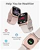 TOOBUR Smart Watch for Women, Smartwatch Compatible Android and iOS Phone, Answer/Make Calls, Fitness Tracker Watch, Heart Rate/Sleep Tracker/100 Sports/IP68 Waterproof, Ivory