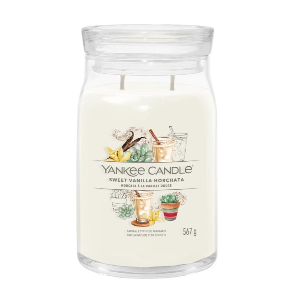 Yankee Candle Sweet Vanilla Horchata Large Jar