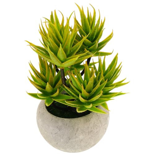 OQHAIR Maceta Artificial de Bola Verde para decoración del hogar, bonsái de Escritorio para Interiores.