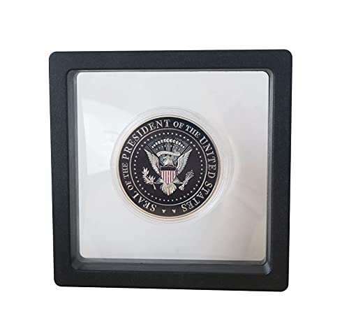Set de 10 estuches transparentes para monedas con soporte miniatura 4