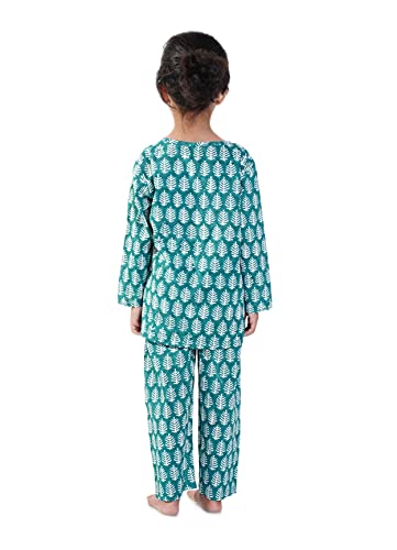 Image of Cotton Night Suit for Boys & Girls | Pajama Sets | Baby Top & Pant | Kids Dress | Printed Night Dress | Sleepwear Suit | P-3