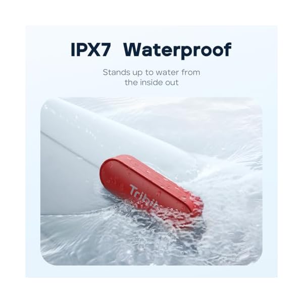 Tribit XSound Go Bluetooth Speaker with 16W Loud Sound & Deeper Bass, 24H Playtime, IPX7 Waterproof, Bluetooth 5.3 TWS Pairing Portable Wireless Speaker for Home, Outdoor (2024 Upgraded) - Image 5