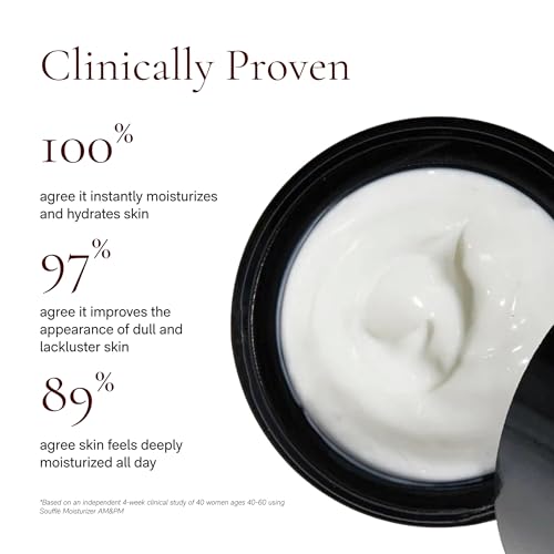 Soufflé Moisturizer | Antioxidant-Rich & Lightweight - Hydrates & Soothes with Goat Milk, Aloe & Vitamin C - Fragrance-Free - Nourishes Skin Barrier for Instant Hydration and Glow 1.7 Fl Oz - Image 6