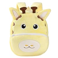BETTERFUN Toddler Backpack Animal Pattern Mini Travel School Bags with Padded Straps for Little Boys Girls(Giraffe)