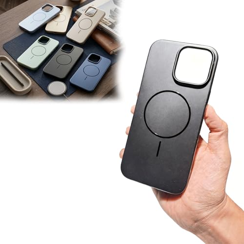 Solid Color Soft Touch Magnetic Case for iPhone,Slim Matte Shockproof Phone Back Slim Fit, Minimalist Magnetic Phone Case, Soft 