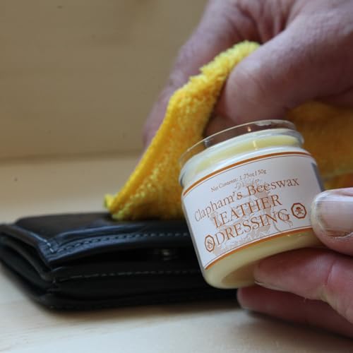 CLAPHAM’S BEESWAX Leather Dressing, A Leather Conditioner for Furniture, Jackets, Footwear, Accessories, Saddles, Tack & More3