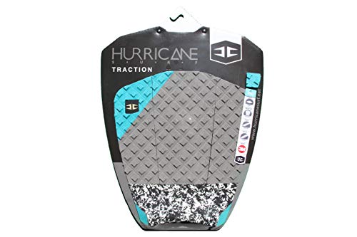 HURRICANE - Almohadilla de tracción para tabla de surf K2 (color verde, gris y azul)