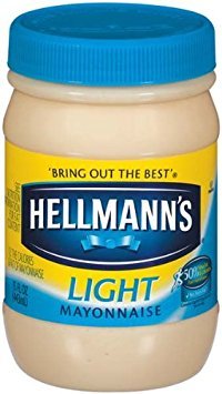 Hellmanns Light Mayonnaise 15 oz Pack of 12