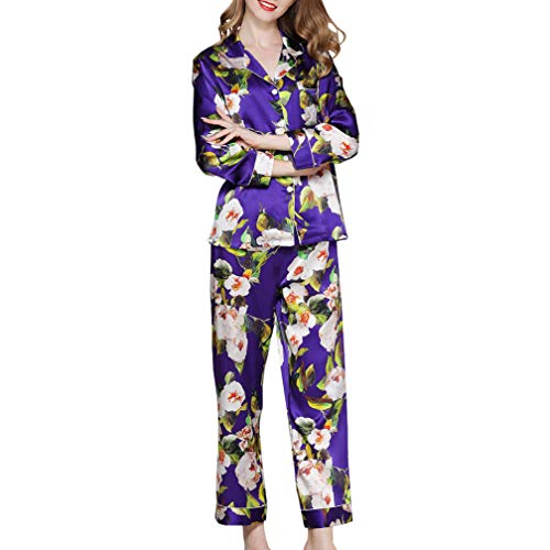 Pyjama 100% soie WEWE pour femme ensemble de nuit de luxe à passepoil