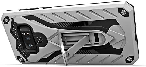 Zizo Static Series for Samsung Galaxy Note 8 Case Military Grade Drop Tested with Built in Kickstand Silver Black