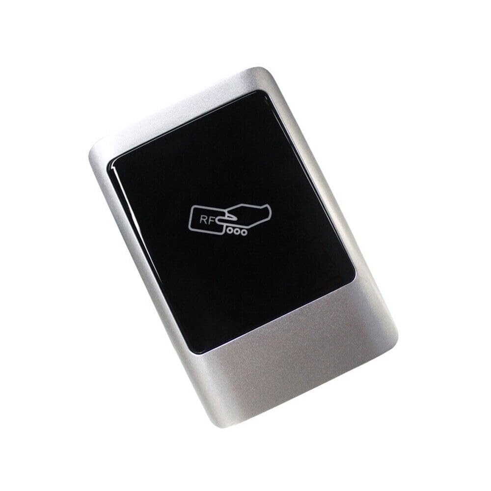 Lector de tarjetas de control de acceso RFID WG26 impermeable S50 13,56 MHz con carcasa metálica