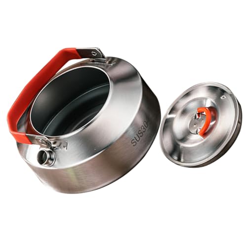 Alipis 304 Steel Kettle Camping Picnic Kettle Kitchen Tea Portable Water Boiler