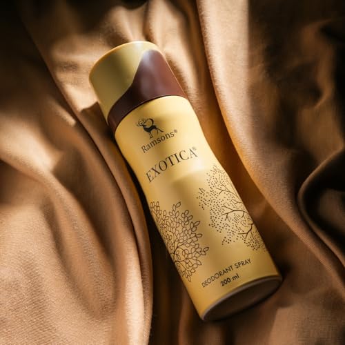 Image of Ramsons - EXOTICA Deodorant Spray | 200 ML | Body Perfume For Women | TN - Plum, Peach, Orange Blossom, Leafy Green | MN - Honey, Jasmine, Rose, Lily of the valley | BN - Vanilla, Woody