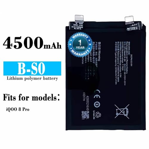 Image of Original B-S0 Battery for Vivo iQOO 8 Pro Battery with 1 Year Warranty**** (MAR47)