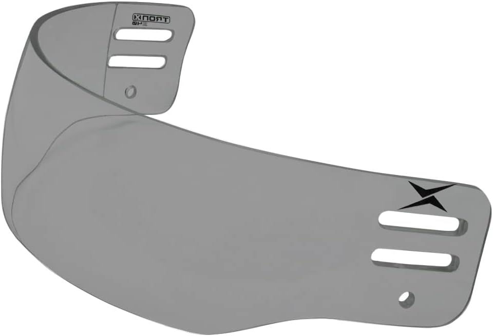 TronX S40 Vented-Cut Tinted Smoke Hockey Helmet Visor (Anti-Scratch/Anti-Fog) CE Certified : Sports & Outdoors