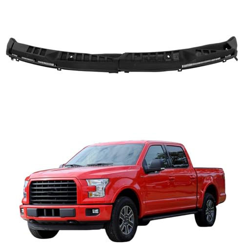 WFLNHB Plastic Windshield Window Wiper Cowl Cover Grille Kit Black Replacement for F150 F-150 2015-2020 FL3Z15022A68C FL3Z15022A69A
