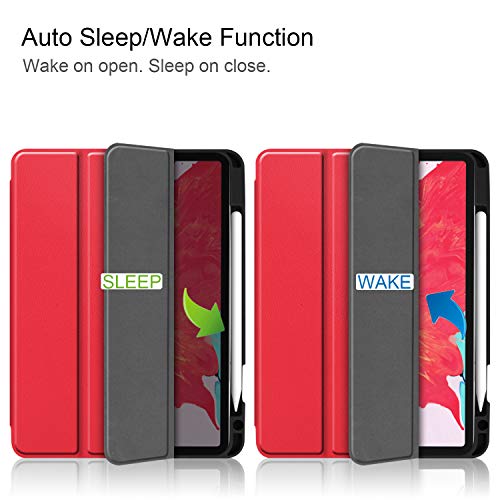 Lobwerk Protective Case for Apple iPad Pro 11 Inch 2020 with Stand Function Red - Image 2