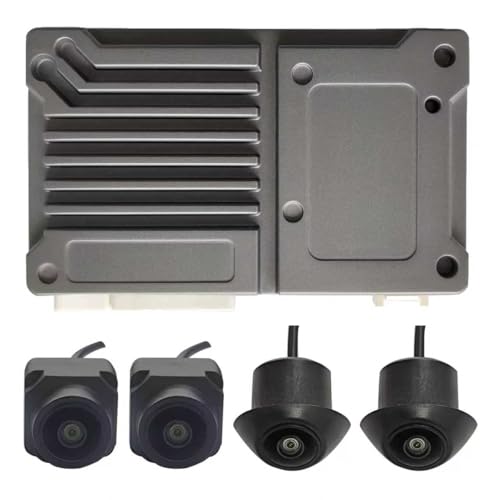 BY-J 360 Degree Bird View Surround System, 1080P Car DVR Recording Panoramic View, All Round Rear View Camera with AI Intelligence, for Car, SUV, Van Vehicles