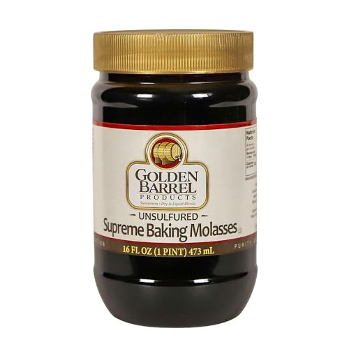 Golden Barrel Unsulphured Supreme Baking Molasses, 16 Ounce