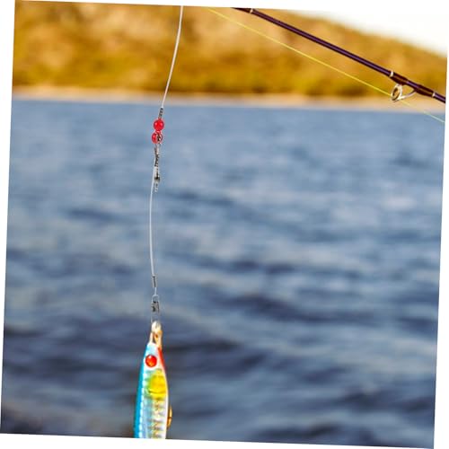 Kisangel 6pcs Fishing Leaders High Strength Wire miniatura 5