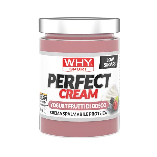WHY SPORT PERFECT CREAM - Nötspridbar Protein Cream - Grädde sprids med proteinisolat - Glutenfri - 300 gr