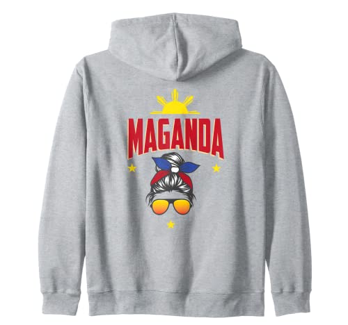 Maganda ang Pinay Filipino Philippine Heritage Sudadera con Capucha