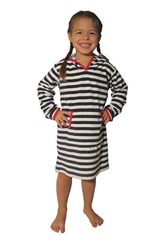 DUSISHIDAN Surf Poncho Kinder mit Kapuze Handtuch, Handtücher für Kinder mädchen Beach Poncho Surf Robe Rosa 134-146 M(8-10)