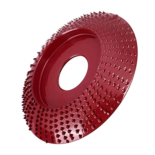 Disco para tallar madera para amoladora angular, Disco abrasivo for tallar madera de carburo tungsteno for amoladora angular 85 mm, multicolor(A Wine Red 85mm)
