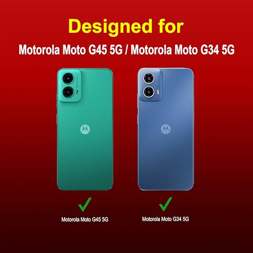 Image of amazon basics Back Case Cover for Motorola Moto G45 5G | Compatible for Motorola Moto G45 5G Back Cover | Liquid Silicon Magic Case with Camera Protection | Red
