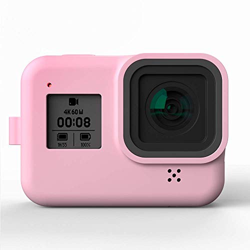 Case de Silicone Para GoPro Hero 8 Black - Rosa