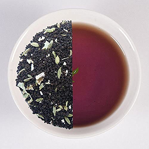 Image of Siyacha Tea Bombay Cutting Chai|100 Grams |Strong Malty Black Tea |with Pure Ginger, Cinnamon, Cardamom, Fennel Blend |100% Natural Herbal Refreshing Beverage(Makes 50 Cups)