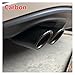 Muffler Tip Cover Compatible For Audi Q5/A5/A3 8V 8P/A4 B8/A1 Compatible For VW Tiguan/Passat B7/CC 1.8T 2.0T 76mm Car Exhaust Accessories(1pcs Black)