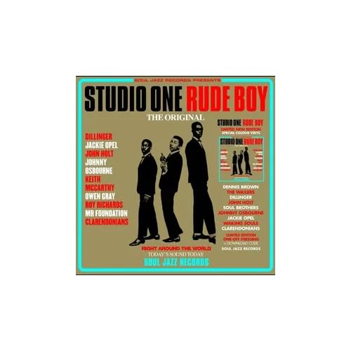 Soul Jazz Records presents - STUDIO ONE RUDE BOY (RED & CYAN VINYL) - 2LP, Red & Cyan Vinyl [w/ download card] - RSD 2024 -  RSD RELEASE