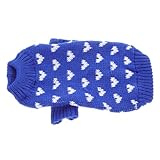 EPIGEIST Valentinstag Hundepullover für Kleine Hunde Gestrickter Dehnbarer Hundepullover Weicher...