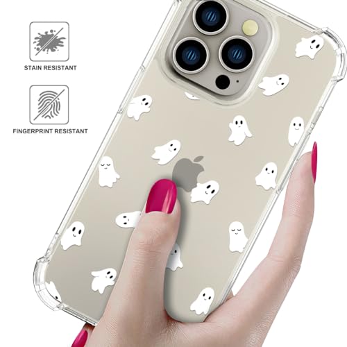 Coque iPhone 15 Pro Max motif fantômes pour look Halloween - 6