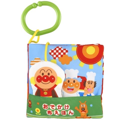 Anpanman livre en tissu d'éveil Bebirabo Bandai pour les moments de jeu et de calme