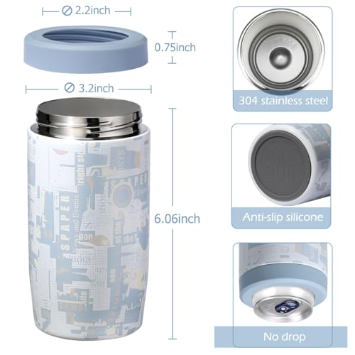 Image of Morefeel 4-in-1 Insulated Can Cooler for 12 oz Cans & Bottles
