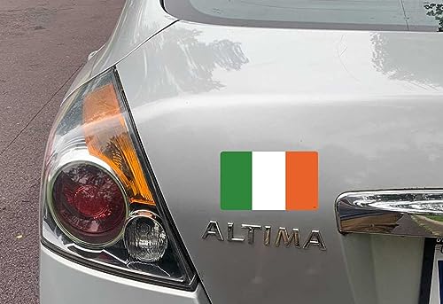 Image of Gear Tatz - IRISH FLAG - Bumper Sticker - 3.5 x 5 inches - Professionally Made in the USA - Vinyl Decal
