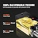 Vevor 12V/DC Hydraulic Pump 15 Quart/ 3.9 Gallon Double Acting Metal Reservoir Hydraulic Pump Unit Remotely Controlled for Dump Trailer: Industrial & Scientific