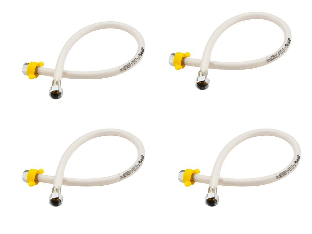 JINDAL PVC Connection Pipe/Connection Pipe/Connection pipe for Heavy Duty/24" PVC Connection Pipe/Connection Pipe For Gyser/Wash Basin/Toilet/15mm Dia.Connection Pipe/SS Nut Pipe/6625 (Pack of 4)) (B0CS9NK6FC) Amazon Price History, Amazon Price Tracker