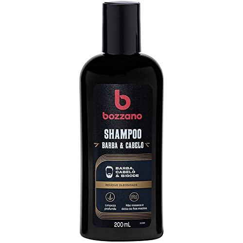 Bozzano Shampoo Para Barba Cabelo E Bigode 200Ml
