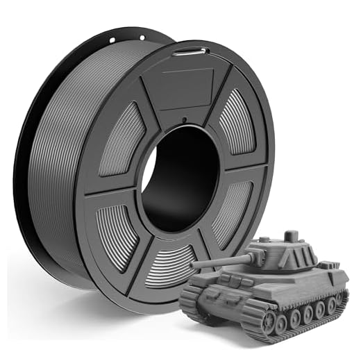 TECBEARS PLA Filament 1.75mm, Neatly Wound 3D Printer Filament, Dimensional Accuracy +/- 0.02 mm, 1Kg Spool(2.2 lbs), Fits for Most FDM 3D Printers, Gray