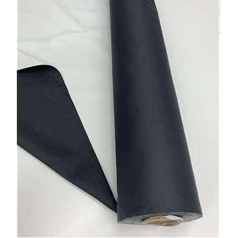 FT Fashion Track Blackout Fabric Curtain Lining Fabric 54 Inches 3 Pass Nightshade Blackout Lining Black Super Soft Luxury Thermal Fabric (1 Metre) Cover