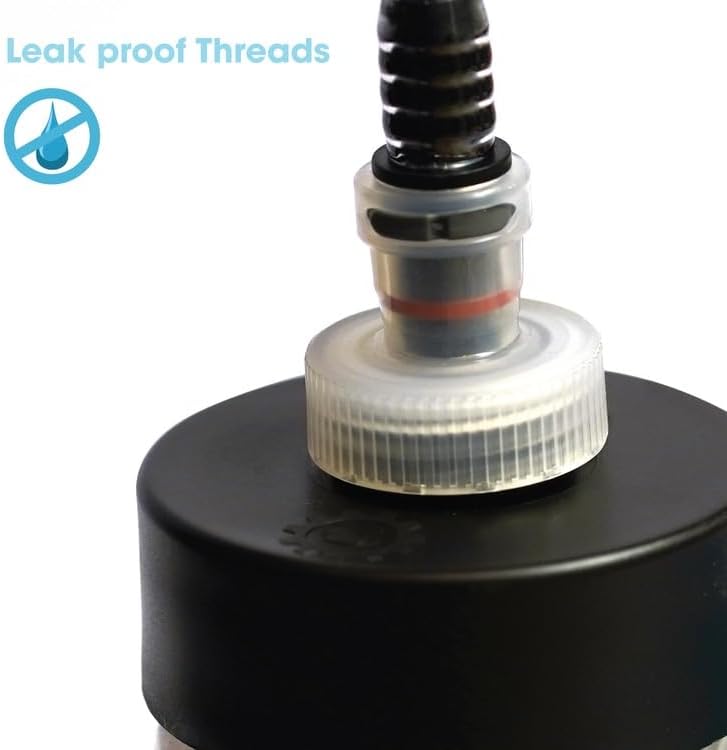 Miniatura 5 de Gizmonaut Adaptador Hydropop con popote para hidrofrasco, gran alternativa a las vejigas de hidratación para senderismo, ciclismo, camping, asistir