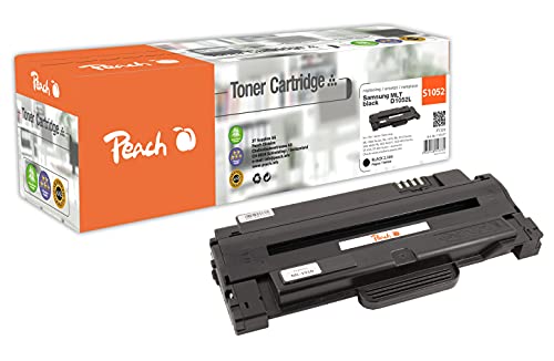 Peach Toner Module Noire, Compatible avec Samsung MLT-D1052L