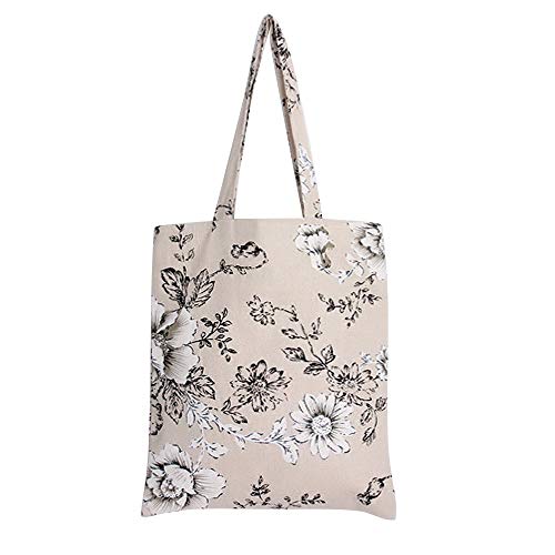 floral canvas bag