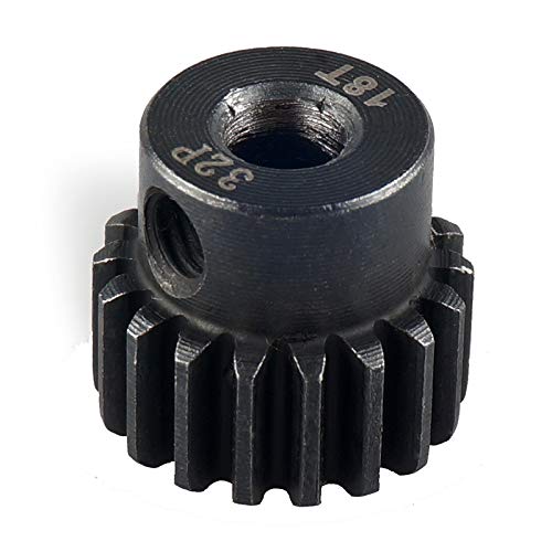 LIUYUNE, 32p 0.8M 18T 5mm Shaft High strength Steel Pinion for 1/10 Car Motors R/C Hobby Motor Gear hobbywing HPI HSP TRAXXAS LRP FS BSD