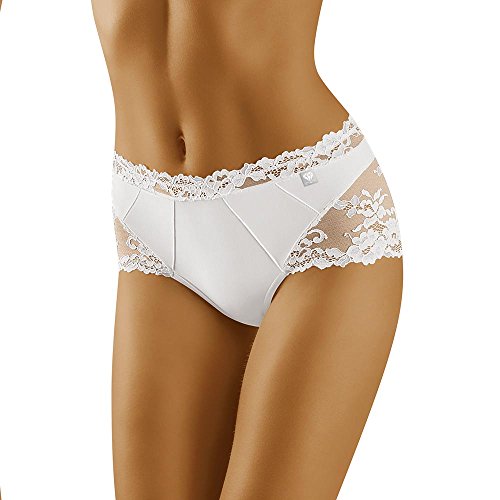 Wolbar Damen Shorts 3515 Limited Edition Diamant, Weiß,L